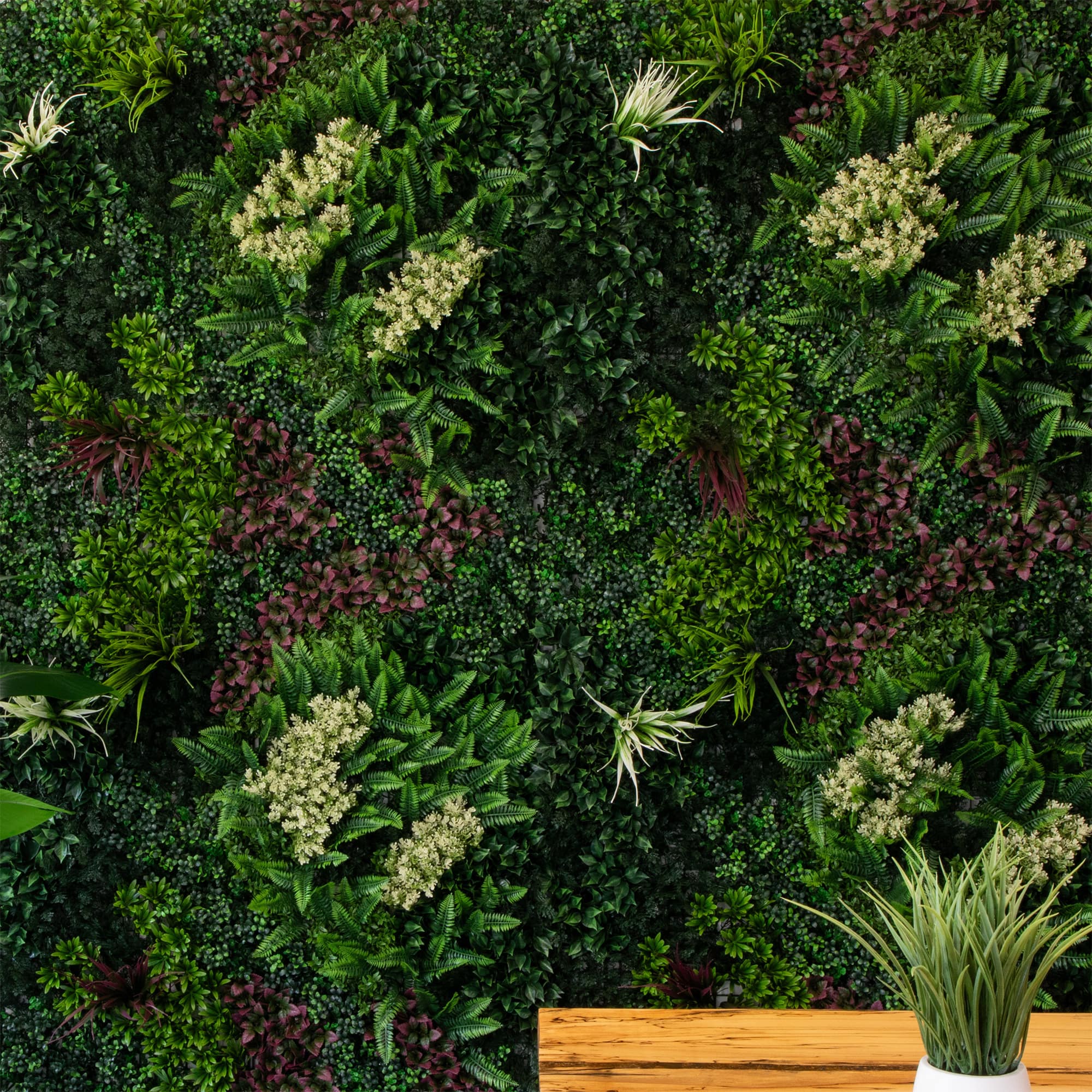 40" Artificial Living Wall Panel